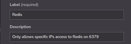 Cloud Manager UI for adding an inbound firewall rule. Cloud Manager UI for adding an inbound firewall rule.